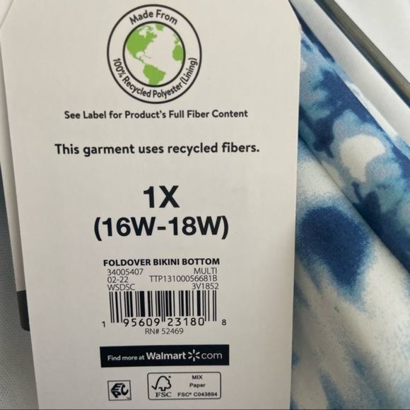 Time and Tru High Waist Bikini Bottom - Picture 8 of 9